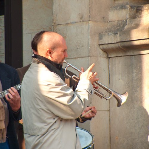 Wolfgang mit der Trompete